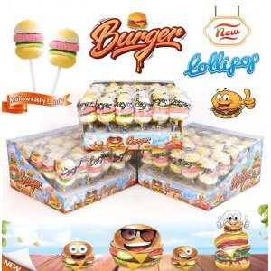 Burger lollipop MALLOW 17g